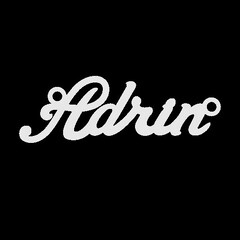 Срібне кольє з ім'ям Adrin