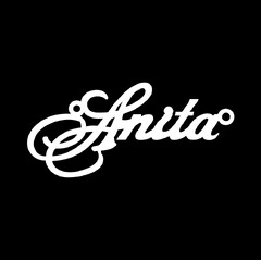 Срібне кольє з ім'ям Anita