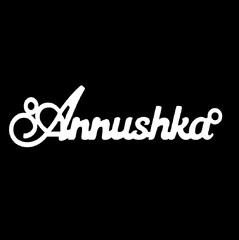 Срібне кольє з ім'ям Annushka