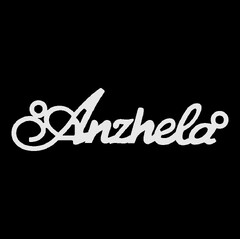 Срібне кольє з ім'ям Anzhela