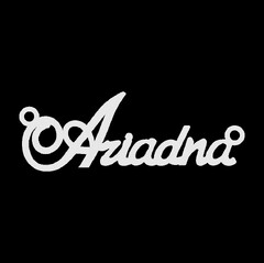 Срібне кольє з ім'ям Ariadna