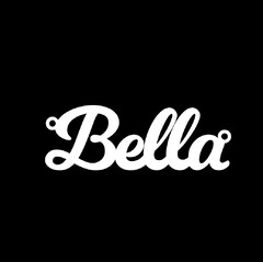 Срібне кольє з ім'ям Bella