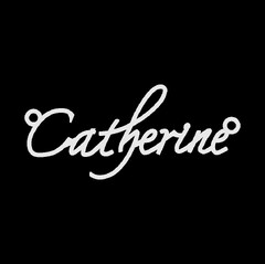 Срібне кольє з ім'ям Catherine