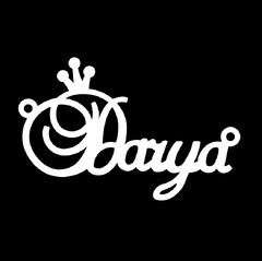 Срібне кольє з ім'ям Darya