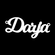 Срібне кольє з ім'ям Darja