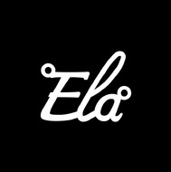 Срібне кольє з ім'ям Ela