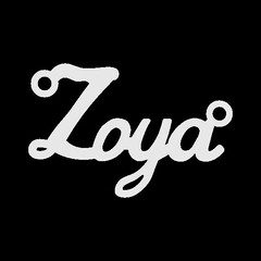 Срібне кольє з ім'ям Zoya