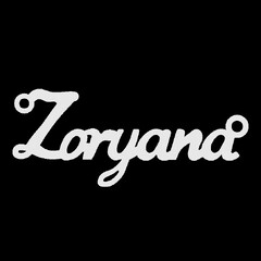 Срібне кольє з ім'ям Zoryana