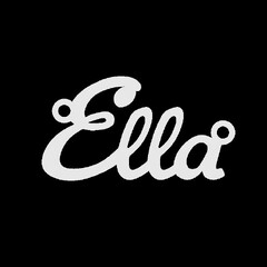 Срібне кольє з ім'ям Ella