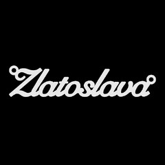 Срібне кольє з ім'ям Zlatoslava