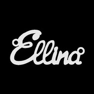 Срібне кольє з ім'ям Ellina