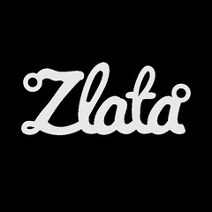 Срібне кольє з ім'ям Zlata