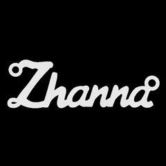 Срібне кольє з ім'ям Zhanna