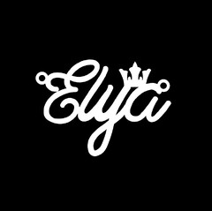 Срібне кольє з ім'ям Elya