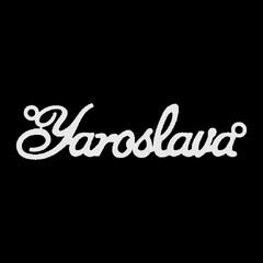 Срібне кольє з ім'ям Yaroslava