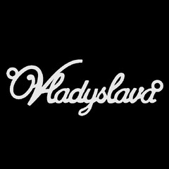 Срібне кольє з ім'ям Vladyslava
