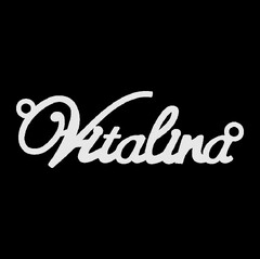 Срібне кольє з ім'ям Vitalina