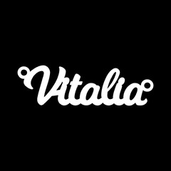 Срібне кольє з ім'ям Vitalia