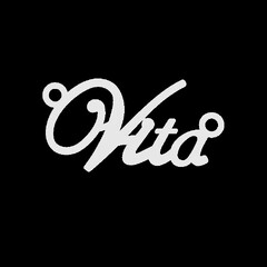 Срібне кольє з ім'ям Vita
