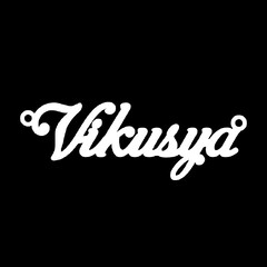 Срібне кольє з ім'ям Vikusya