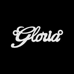 Срібне кольє з ім'ям Gloria