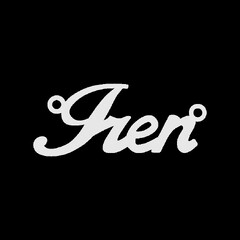 Срібне кольє з ім'ям Iren