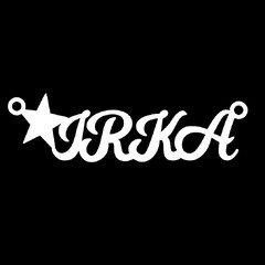 Срібне кольє з ім'ям Irka