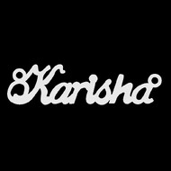 Срібне кольє з ім'ям Karisha
