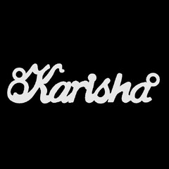 Срібне кольє з ім'ям Karisha
