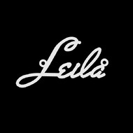 Срібне кольє з ім'ям Leila