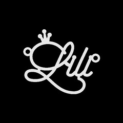Срібне кольє з ім'ям Lili