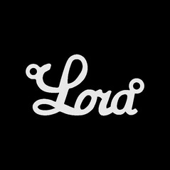 Срібне кольє з ім'ям Lora