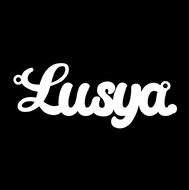 Срібне кольє з ім'ям Lusya