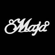 Срібне кольє з ім'ям Maja