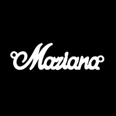 Срібне кольє з ім'ям Mariana