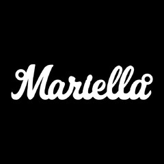 Срібне кольє з ім'ям Mariella