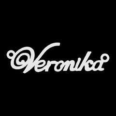 Срібне кольє з ім'ям Veronika