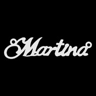 Срібне кольє з ім'ям Martina