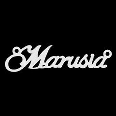 Срібне кольє з ім'ям Marusia