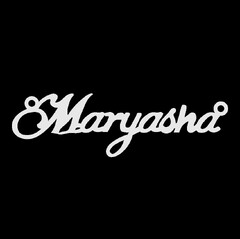 Срібне кольє з ім'ям Maryasha