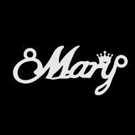 Срібне кольє з ім'ям Mary