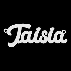 Срібне кольє з ім'ям Taisia