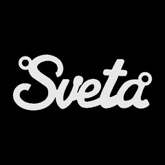Срібне кольє з ім'ям Sveta