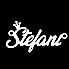 Срібне кольє з ім'ям Stefani