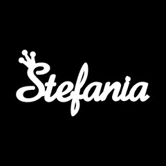 Срібне кольє з ім'ям Stefania