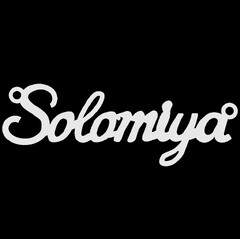 Срібне кольє з ім'ям Solomiya
