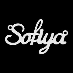 Срібне кольє з ім'ям Sofiya