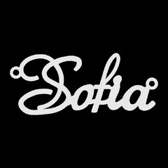 Срібне кольє з ім'ям Sofia