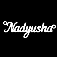 Срібне кольє з ім'ям Nadyusha