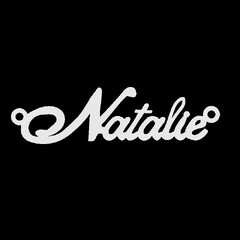 Срібне кольє з ім'ям Natalie